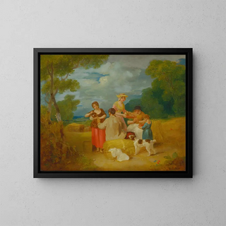 Midi Painting - Francis Wheatley — framed artwork on a wall
