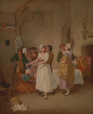 The mistletoe branch - Francis Wheatley — artwork view