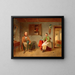 Aboyer au mauvais arbre - Francis William Edmonds — framed artwork on a wall