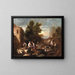 Jacob and Rachel - Francisco Antolínez y Sarabia — framed artwork on a wall