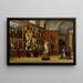 The Grand Salon, The Prado - Francisco Aznar y García — framed artwork on a wall