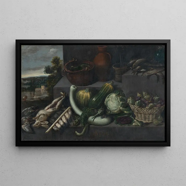 Allégorie du mois de juillet - Francisco Barrera — framed artwork on a wall