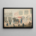 Procession royale - Francisco Fierro — framed artwork on a wall