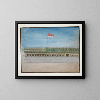 Place de Lima - Francisco Fierro — framed artwork on a wall