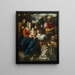 Epiphany Painting - Francisco Herrera the Elder — framed artwork on a wall