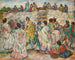 Manolas devant la arène - Francisco Iturrino — artwork view