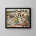 Manolas devant la arène - Francisco Iturrino — framed artwork on a wall