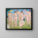 Women dancing in a circle - Francisco Iturrino — framed artwork on a wall