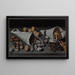 Still life with dried fruits - Francisco de Burgos Mantilla — framed artwork on a wall