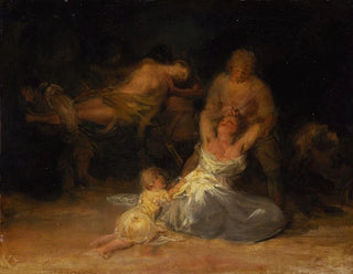 Acte de violence contre deux femmes - Francisco de Goya — artwork view