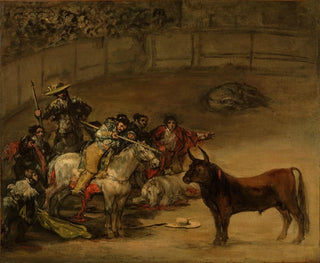 Fight of the Bulls, suerte de varas - Francisco de Goya — artwork view