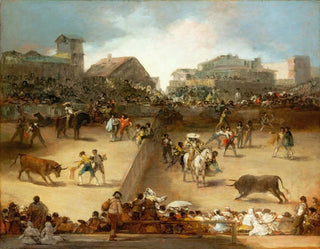 Corrida dans un anneau divisé - Francisco de Goya — artwork view