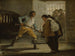 Le Maragato menace le frère Pedro de Zaldivia avec son arme - Francisco de Goya — artwork view