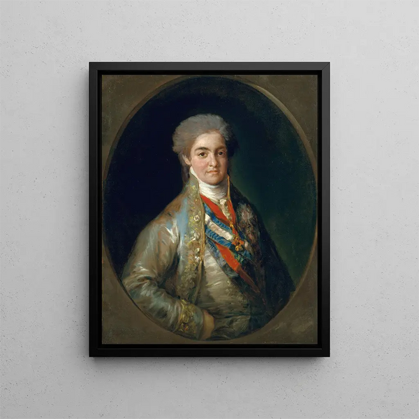 Ferdinand VII 1784-1833 Prince of Asturias - Francisco de Goya — framed artwork on a wall