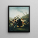 The Puppet Merchant - Francisco de Goya — framed artwork on a wall