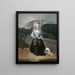 Maria Teresa de Borbón y Vallabriga, later Countess of Chinchón - Francisco de Goya — framed artwork on a wall