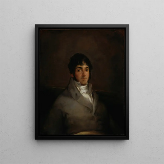 Portrait of Isidoro Máiquez - Francisco de Goya — framed artwork on a wall