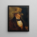 Self-portrait painting - Francisco de Goya — framed artwork on a wall