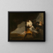 The Hanged Monk - Francisco de Goya — framed artwork on a wall