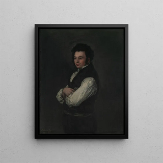 Tiburcio Pérez y Cuervo 1785-1841 l'Architecte - Francisco de Goya — framed artwork on a wall