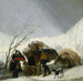 Winter Scene Painting - Francisco de Goya — artwork view