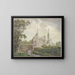 the castle of Heemstede - Franciscus Andreas Milatz — framed artwork on a wall