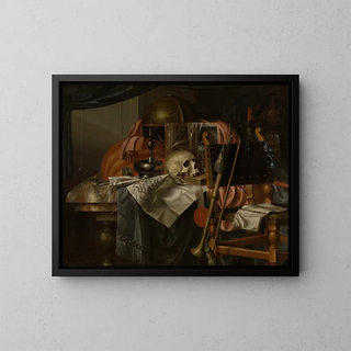 Vanity - Franciscus Gijsbrechts — framed artwork on a wall