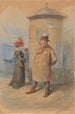 Under the notice board - Franciszek Kostrzewski — artwork view