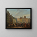 Place de la Vieille Ville - Franciszek Kostrzewski — framed artwork on a wall