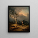 Storm - Franciszek Kostrzewski — framed artwork on a wall