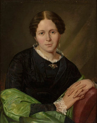 Portrait Painting of Maria Jzefowicz née Rychter - Franciszek Mielnicki — artwork view