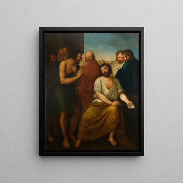 Ostracism towards Aristides - Franciszek Smuglewicz — framed artwork on a wall