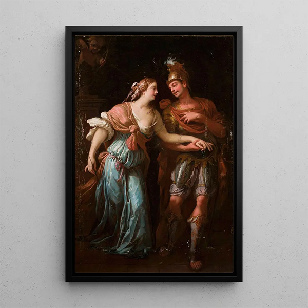 Venus and Mars - Franciszek Smuglewicz — framed artwork on a wall