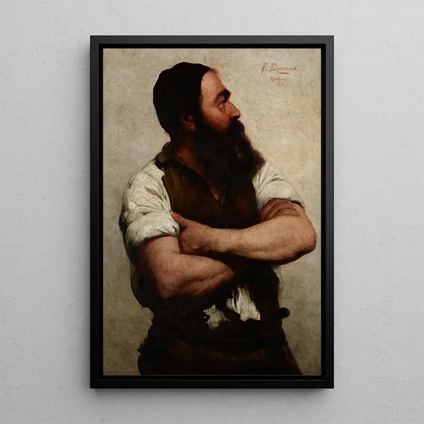 Forgeron - Franciszek Teodor Ejsmond — framed artwork on a wall
