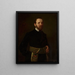 Portrait of Antoni Bautowski - Franciszek Tepa — framed artwork on a wall
