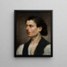 Self-portrait (conflict of cases) - Franciszek Tepa — framed artwork on a wall