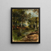 Landscape - Franciszek Władysław Sandecki — framed artwork on a wall