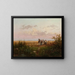 The harvesters returning from the fields - Franciszek Wąsowski — framed artwork on a wall