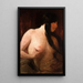 Tresses noires - Franciszek Żmurko — framed artwork on a wall