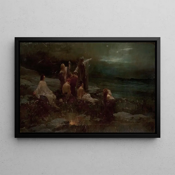 Morning Star - Franciszek Żmurko — framed artwork on a wall