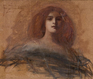 Woman with Red Hair - Franciszek Żmurko — artwork view