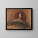 Woman with Red Hair - Franciszek Żmurko — framed artwork on a wall