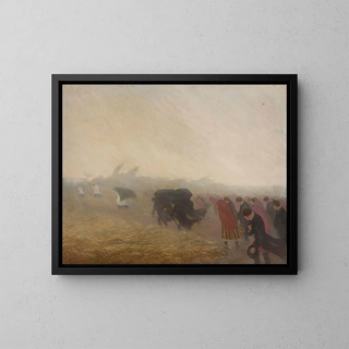 Funérailles - Franciszek Łubieski — framed artwork on a wall
