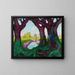 Small Altar Painting - Franciszek Łubieski — framed artwork on a wall
