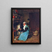 L'heure du café - Franck Bail — framed artwork on a wall