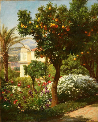 an orange tree in the Villa Frémy in Nice - François - Louis Français — artwork view