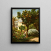 an orange tree in the Villa Frémy in Nice - François - Louis Français — framed artwork on a wall