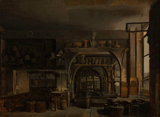 L'atelier de l'orfèvre Odiot 1763-1850 rue Saint-Honoré - François Barthélemy Augustin Desmoulins — artwork view