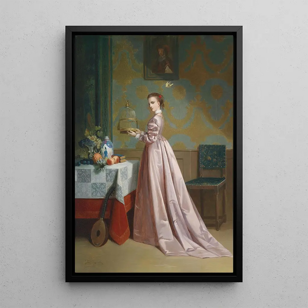 Courte liberté for the favorite - François J. Jacobs — framed artwork on a wall