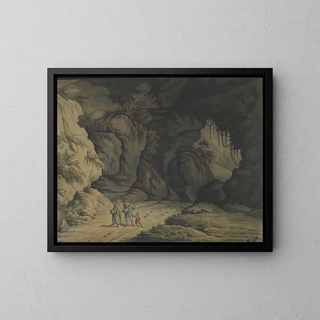 La grotte - François Vivares — framed artwork on a wall